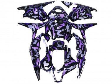 Buy 2009-2012 Honda CBR600RR Motorcycle Fairing - Purple Silver Camouflage UK