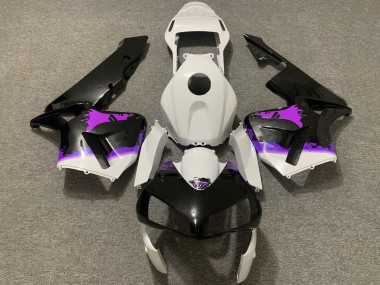 Buy 2003-2004 Honda CBR600RR Motorcycle Fairings - White Purple Glossy Black Splatter UK