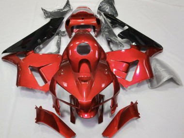 Buy 2005-2006 Honda CBR600RR Motorcycle Fairings - Red Black CBR Style UK
