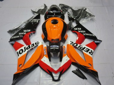 Buy 2007-2008 Honda CBR600RR Motorcycle Fairing - Orange White Red Glossy Black Repsol UK