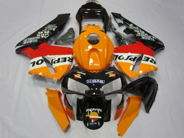Buy 2003-2004 Honda CBR600RR Complete Motorcycle Fairings - Orange White Red Glossy Black Repsol UK