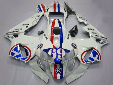 Buy 2003-2004 Honda CBR600RR Motorcycle Fairings - White Red Blue Repsol 69 UK