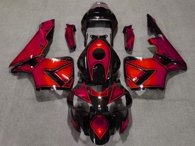 Buy 2003-2004 Honda CBR600RR Motorcycle Fairings - Red Glossy Black UK