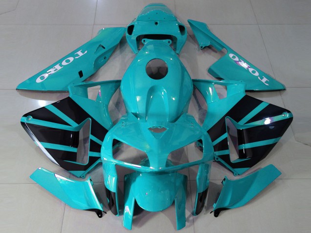 2005-2006 Honda CBR600RR Motorcycle Fairings - Teal OEM Style UK
