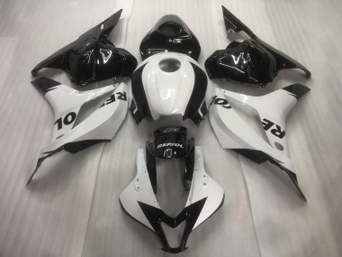 Buy 2009-2012 Honda CBR600RR Motorcycle Fairings - White Glossy Black Repsol UK