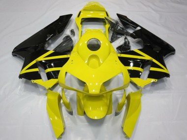 Buy 2003-2004 Honda CBR600RR Motorcycle Fairings - Yellow Glossy Black OEM Style UK