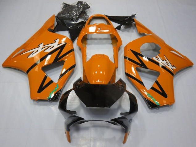 2002-2003 Honda CBR954RR Motorcycle Fairings - Orange Glossy Black UK