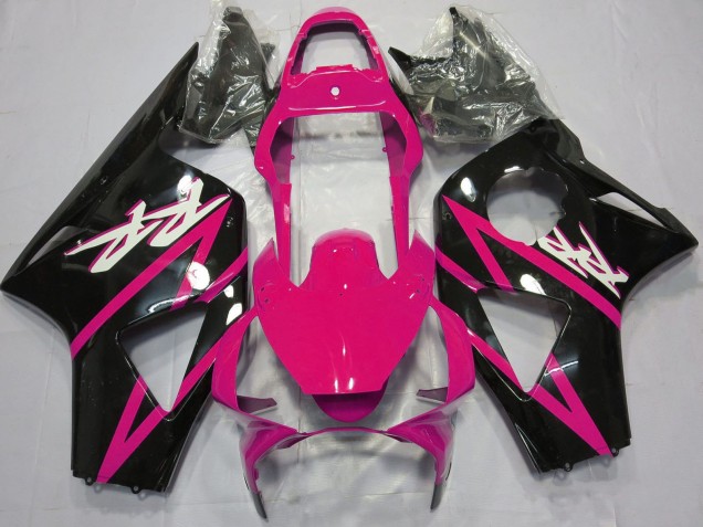 2002-2003 Honda CBR954RR Motorcycle Fairings - Pink Glossy Black UK