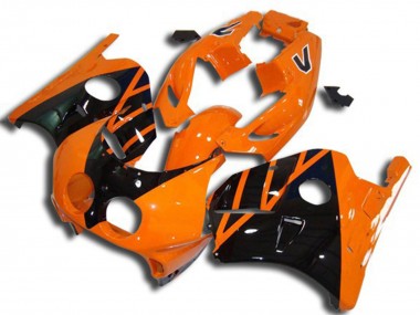 Buy 1990-1998 Honda CBR250RR Motorcycle Fairings - Orange Glossy Black UK