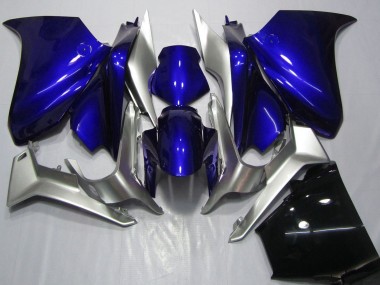 Buy 2010-2014 Honda VFR 1200 Motorcycle Fairings - Silver Blue UK