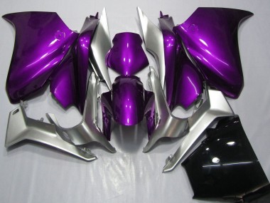 Buy 2010-2014 Honda VFR 1200 Motorcycle Fairings - Silver Purple UK