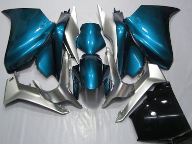 Buy 2010-2014 Honda VFR 1200 Motorcycle Fairings - Silver Light Blue UK