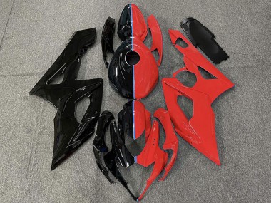 Buy 2005-2006 Suzuki GSXR 1000 Motorcycle Fairings - Glossy Black and Red UK