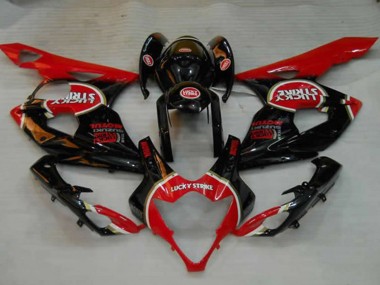 Buy 2005-2006 Suzuki GSXR 1000 Motorcycle Fairings - Glossy Black Red White Lucky Strike UK