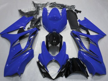 Buy 2007-2008 Suzuki GSXR 1000 Motorcycle Fairings - Blue Glossy Black OEM Style UK