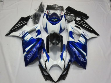 Buy 2007-2008 Suzuki GSXR 1000 Motorcycle Fairings - White Blue Black Corona Alstare UK
