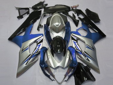 Buy 2005-2006 Suzuki GSXR 1000 Motorcycle Fairings - Blue Silver Black UK