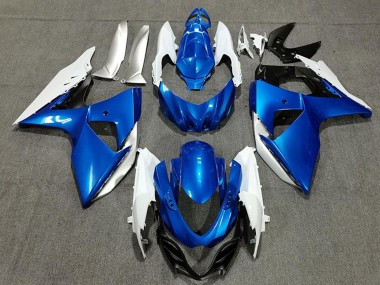 Buy 2009-2016 Suzuki GSXR 1000 Motorcycle Fairings - Blue White Silver Black UK