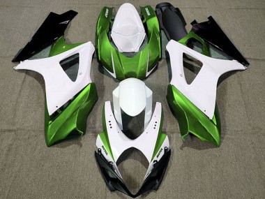 Buy 2007-2008 Suzuki GSXR 1000 Motorcycle Fairings - White Green Black UK