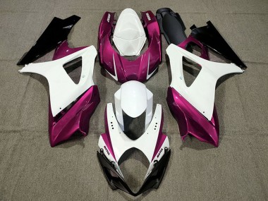 Buy 2007-2008 Suzuki GSXR 1000 Motorcycle Fairings - White Pink Black UK