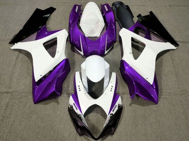 Buy 2007-2008 Suzuki GSXR 1000 Motorcycle Fairings - White Purple Black UK