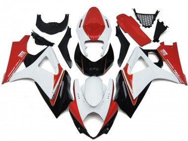 Buy 2007-2008 Suzuki GSXR 1000 Motorcycle Fairings - White Red Black UK