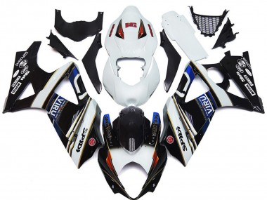 Buy 2007-2008 Suzuki GSXR 1000 Motorcycle Fairings - White Blue Red Black Viru UK