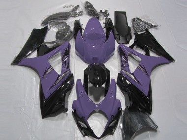 Buy 2007-2008 Suzuki GSXR 1000 Motorcycle Fairings - Dark Purple Glossy Black UK