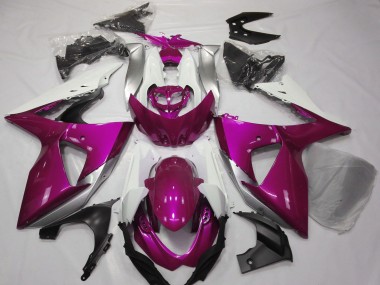 Buy 2009-2016 Suzuki GSXR 1000 Motorcycle Fairings - Pink White UK