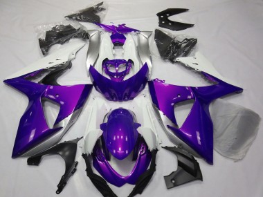Buy 2009-2016 Suzuki GSXR 1000 Motorcycle Fairings - Purple White UK