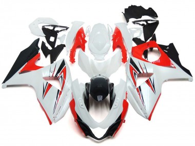 Buy 2009-2016 Suzuki GSXR 1000 Motorcycle Fairing - White Red Black UK
