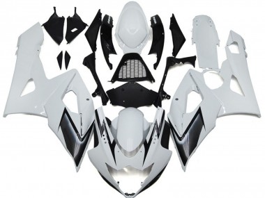 Buy 2005-2006 Suzuki GSXR 1000 Motorcycle Fairings - Glossy White Silver Black UK