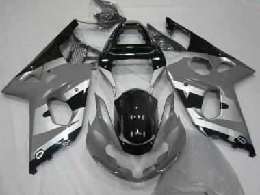 Buy 2000-2002 Suzuki GSXR 1000 Motorcycle Fairings - Grey Silver Glossy Black OEM Style UK