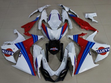 Buy 2009-2016 Suzuki GSXR 1000 Motorcycle Fairings - White Blue Red Martini UK