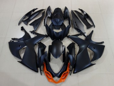 Buy 2009-2016 Suzuki GSXR 1000 Motorcycle Fairings - Matte Black Orange UK