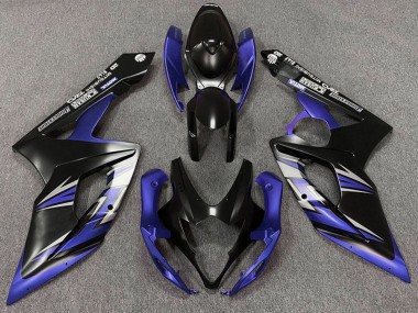 Buy 2005-2006 Suzuki GSXR 1000 Motorcycle Fairings - Matte Black Blue UK