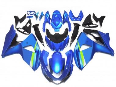 Buy 2009-2016 Suzuki GSXR 1000 Motorcycle Fairings - Blue Green Black UK