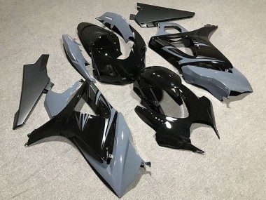 Buy 2007-2008 Suzuki GSXR 1000 Motorcycle Fairings - Nardo Grey Glossy Black OEM Style UK