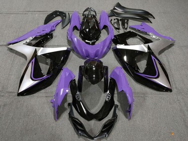 Buy 2009-2016 Suzuki GSXR 1000 Motorcycle Fairings - Purple Silver Black UK