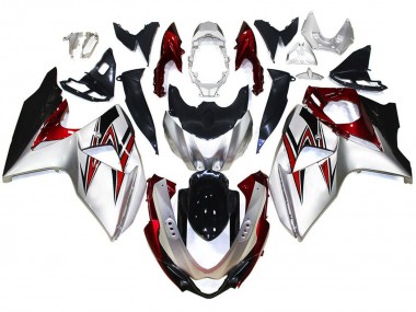 Buy 2009-2016 Suzuki GSXR 1000 Motorcycle Fairings - Silver Red Black UK