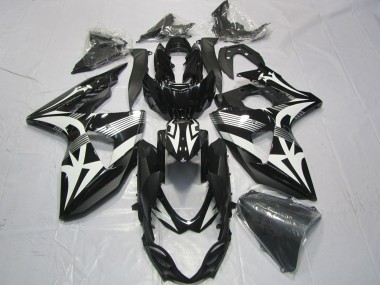 Buy 2009-2016 Suzuki GSXR 1000 Motorcycle Fairings - Black White UK