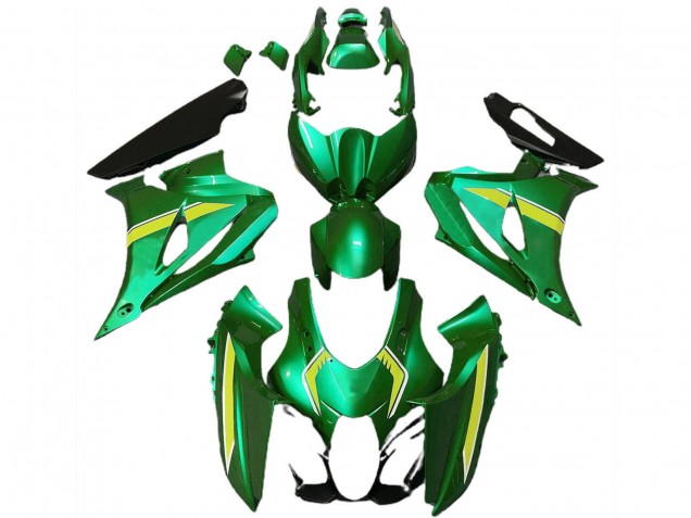 2017-2025 Suzuki GSXR 1000 Motorcycle Fairings - Green Yellow Style UK