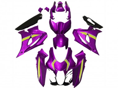 Buy 2017-2025 Suzuki GSXR 1000 Motorcycle Fairings - Pink Yellow Style UK