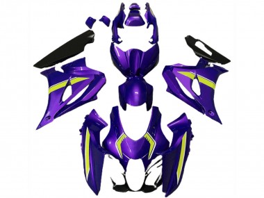 Buy 2017-2025 Suzuki GSXR 1000 Motorcycle Fairings - Purple Yellow Style UK