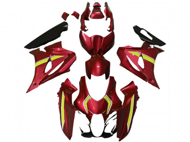 2017-2025 Suzuki GSXR 1000 Motorcycle Fairings - Red Yellow Style UK