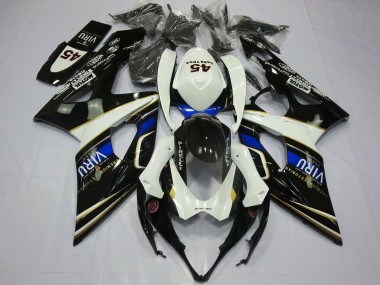 Buy 2005-2006 Suzuki GSXR 1000 Motorcycle Fairings - White Blue Black Yellow Viru UK