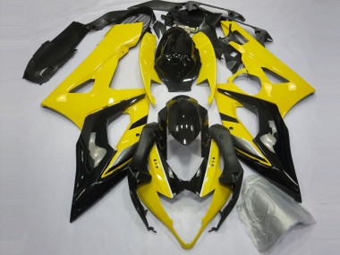 Buy 2005-2006 Suzuki GSXR 1000 Motorcycle Fairings - Yellow Glossy Black UK