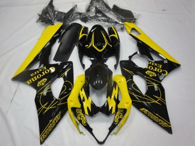 Buy 2005-2006 Suzuki GSXR 1000 Motorcycle Fairings - Yellow Black Corona Alstare UK
