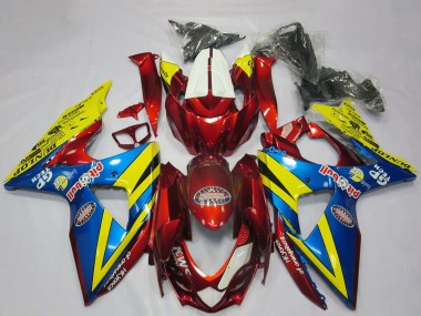 Buy 2009-2016 Suzuki GSXR 1000 Motorcycle Fairings - Yellow Red Blue UK