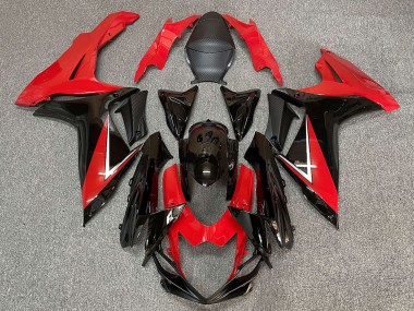 Buy 2011-2024 Suzuki GSXR 600 / GSXR 750 Abs Motorcycle Fairing - Red Glossy Black UK